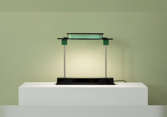 Настольная лампа с диффузором из зеленого метакрилата  Artemide - Pausania image 4