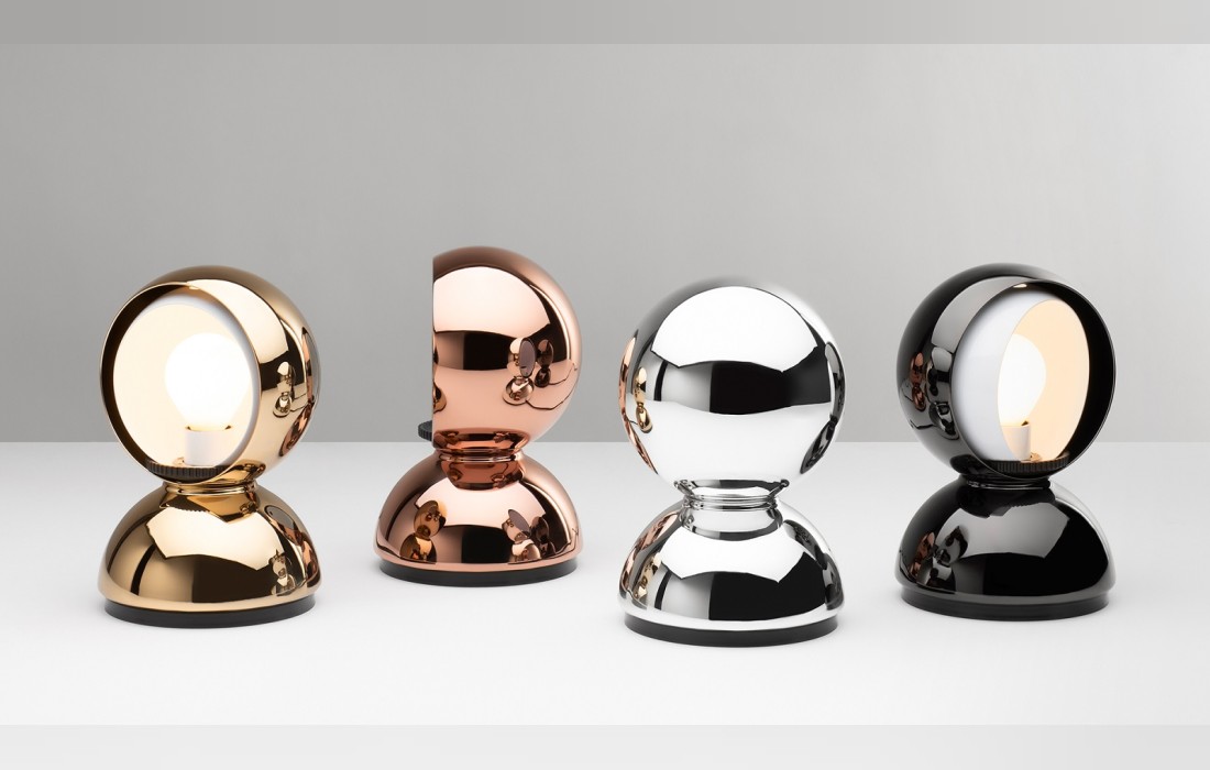 Настольная лампа с вращающимся внутренним плафоном Artemide - Eclisse