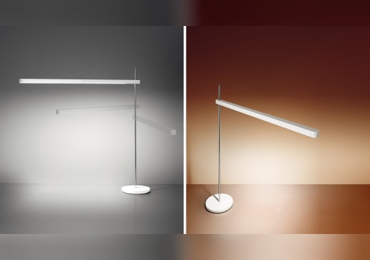 Настольная лампа в белой матовой отделке с поворотным механизмом Artemide - Talak professional Table image 3