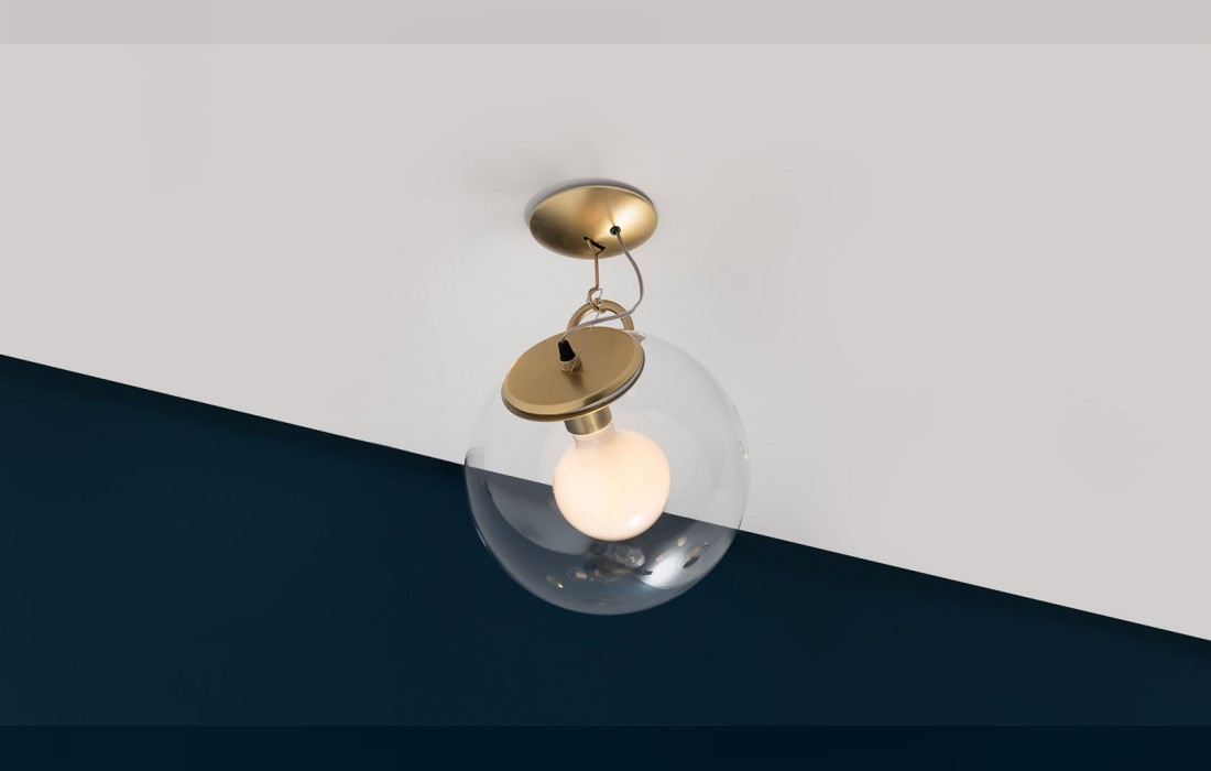 Светильник с хромированным основанием Artemide - Miconos
