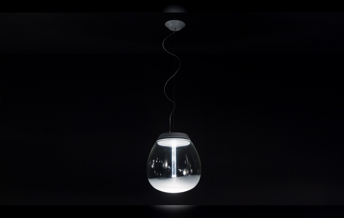 Подвесной светильник с внутренним стержнем из стекла Artemide - Empatia 36