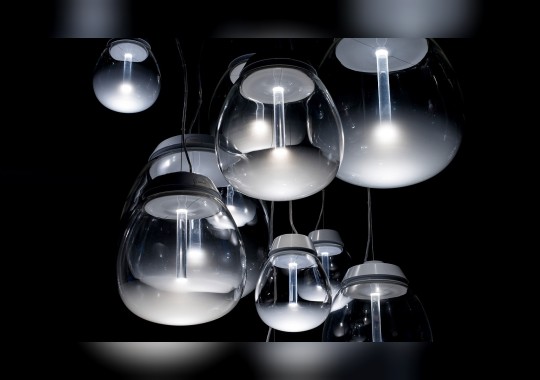 Подвесной светильник с внутренним стержнем из прозрачного стекла Artemide - Empatia 36 Suspension 1823010A image 3