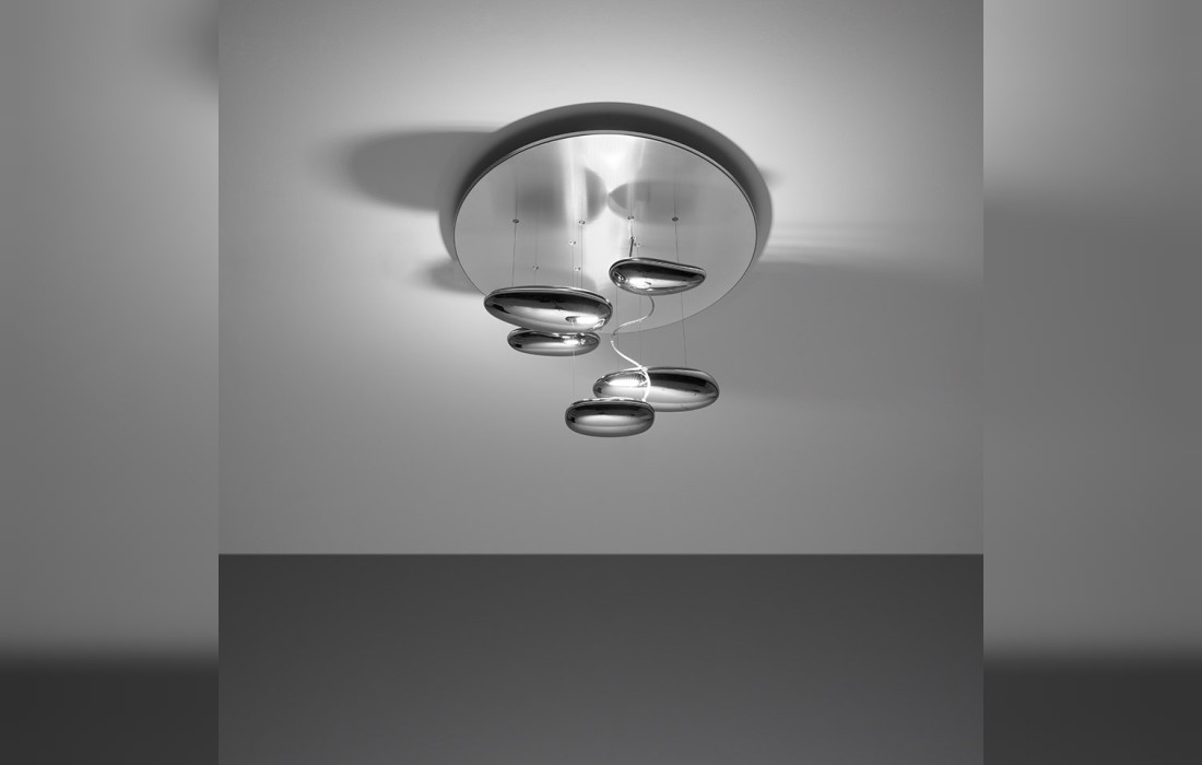 Потолочный светильник на алюминиевом диске Artemide - Mercury