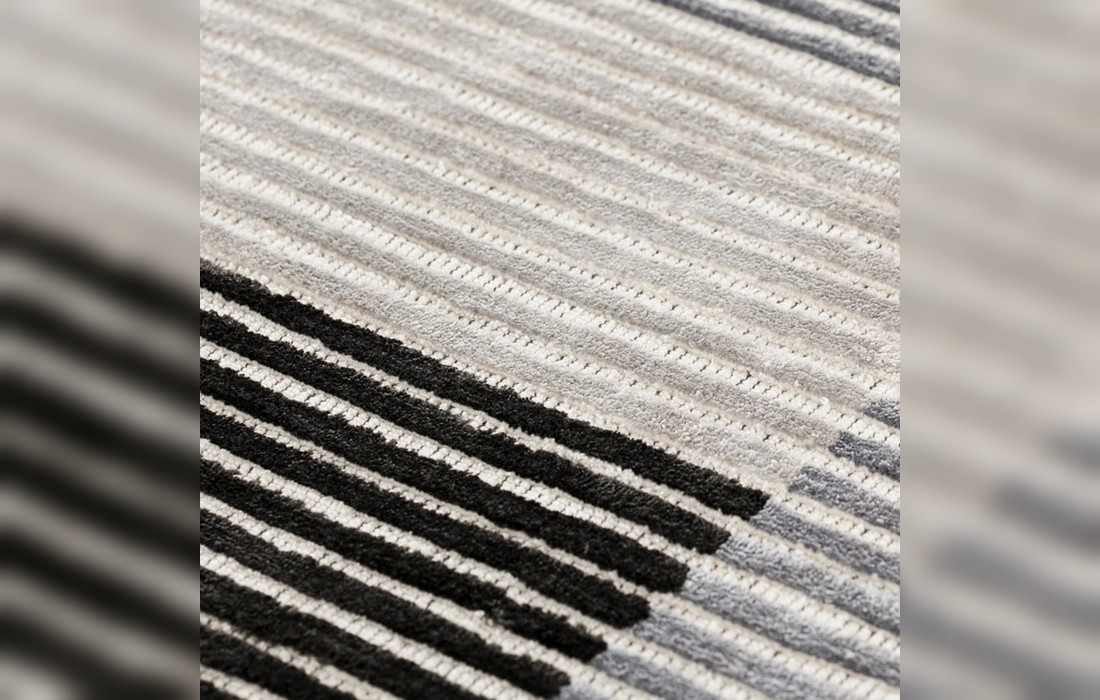 Ковер от фабрики Mohebban модель Lines L1 Silver Viscose