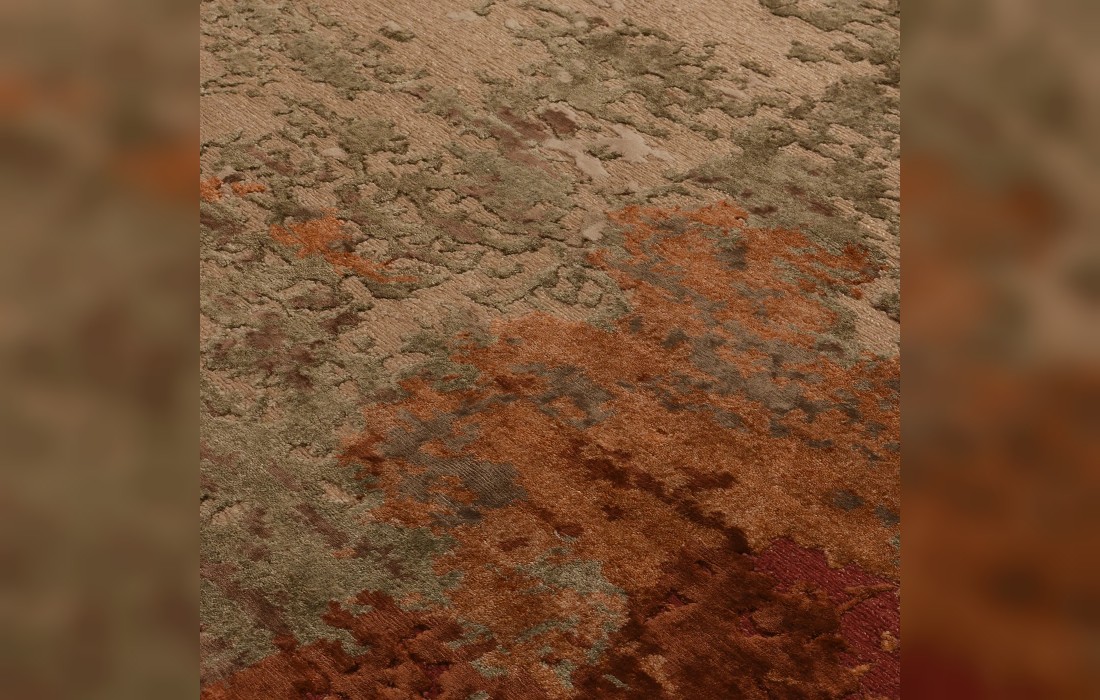 Ковер от фабрики Mohebban модель Loft L170A Orange Bamboo Silk