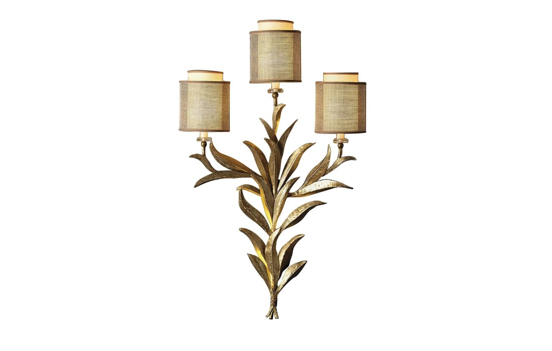 Настенный светильник от фабрики Officina Ciani модель Timeless Gold Leaf