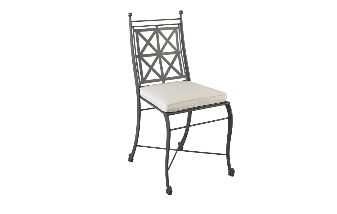 Уличный стул от фабрики Officina Ciani модель Ville Gray Steel