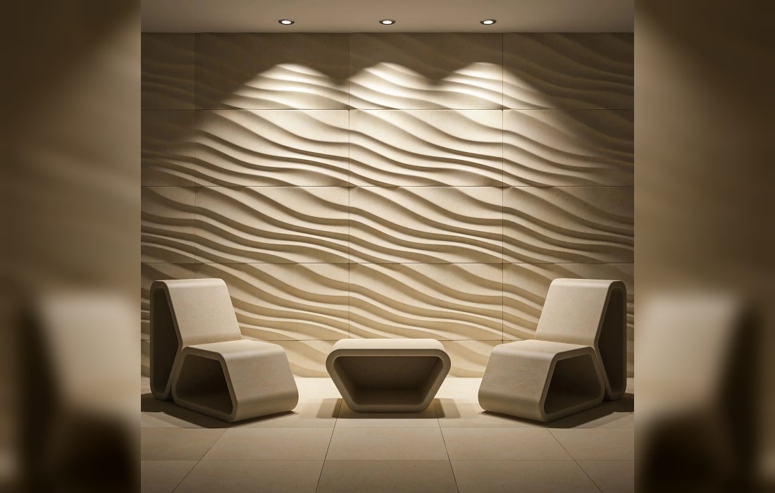 Кресло для отдыха от фабрики Pimar Limestone модель Messapo Lecce Limestone 