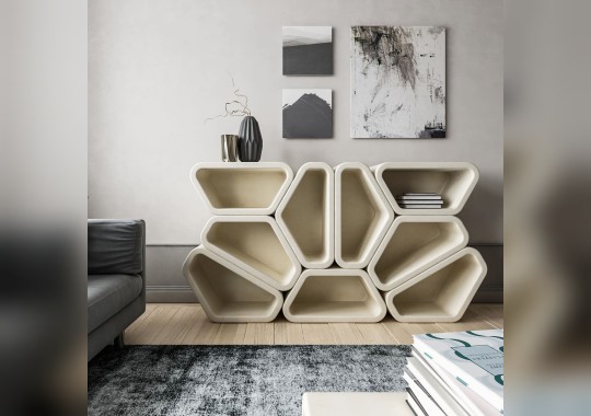 Книжные Шкаф Pimar Limestone Messapo image 2
