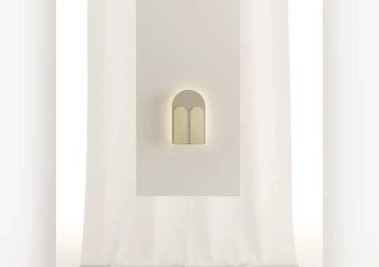 Настенный светильник Pimar Limestone Bifora Beige Lecce Limestone \u0026 Brushed Brass image 3