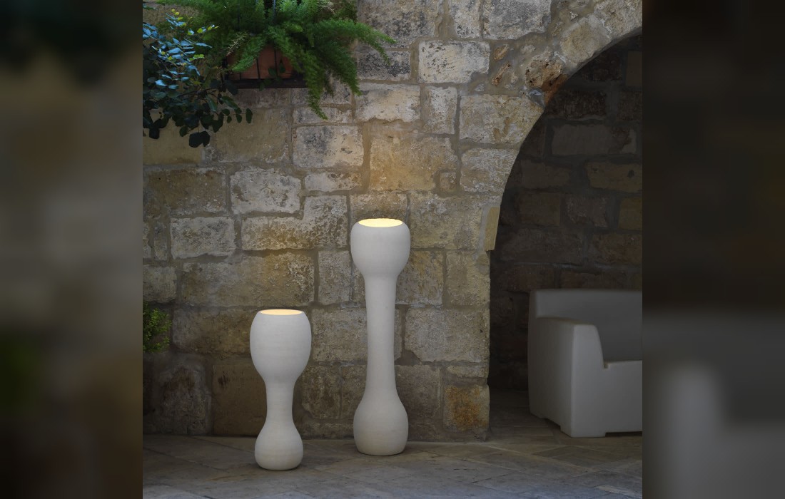Торшер от фабрики Pimar Limestone модель Lalo S Lecce