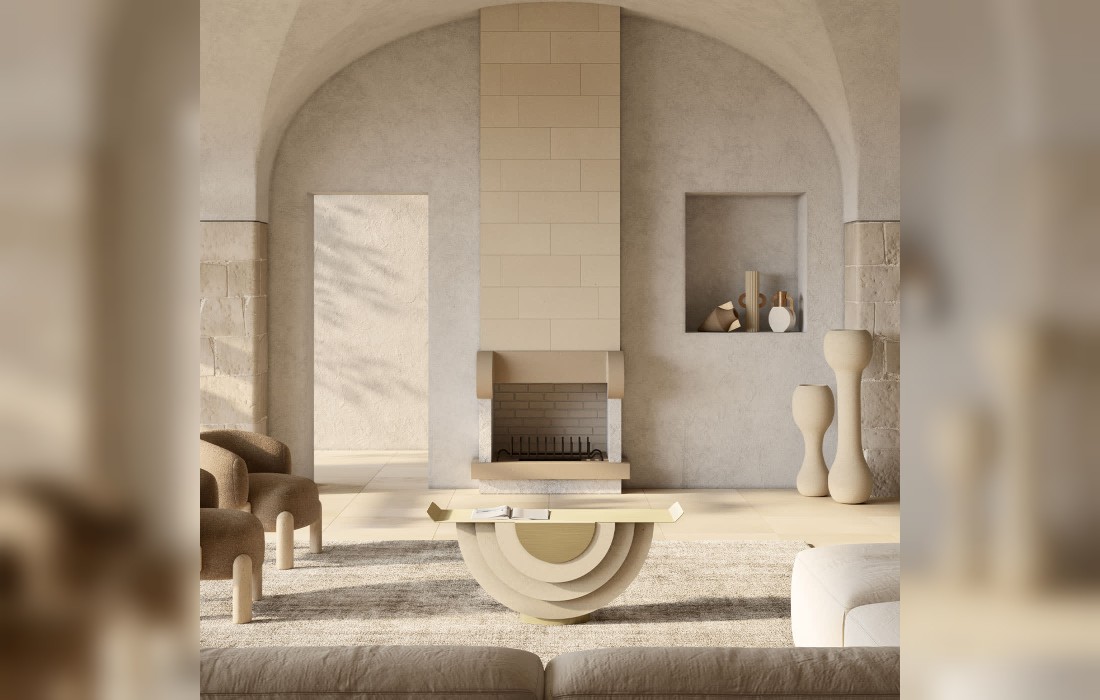 Торшер от фабрики Pimar Limestone модель Lalo S Lecce