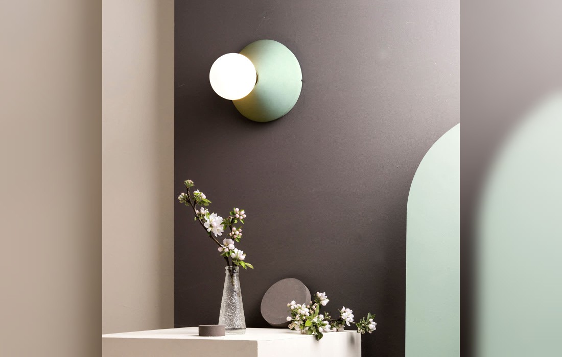 Настенный светильник от фабрики Plato Design модель Ada Mint Green
