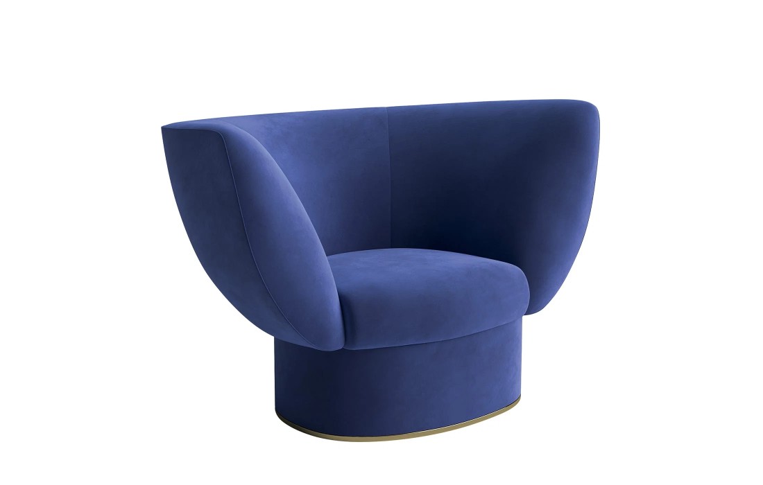 Кресло от фабрики Sicis модель Tulipa Blue