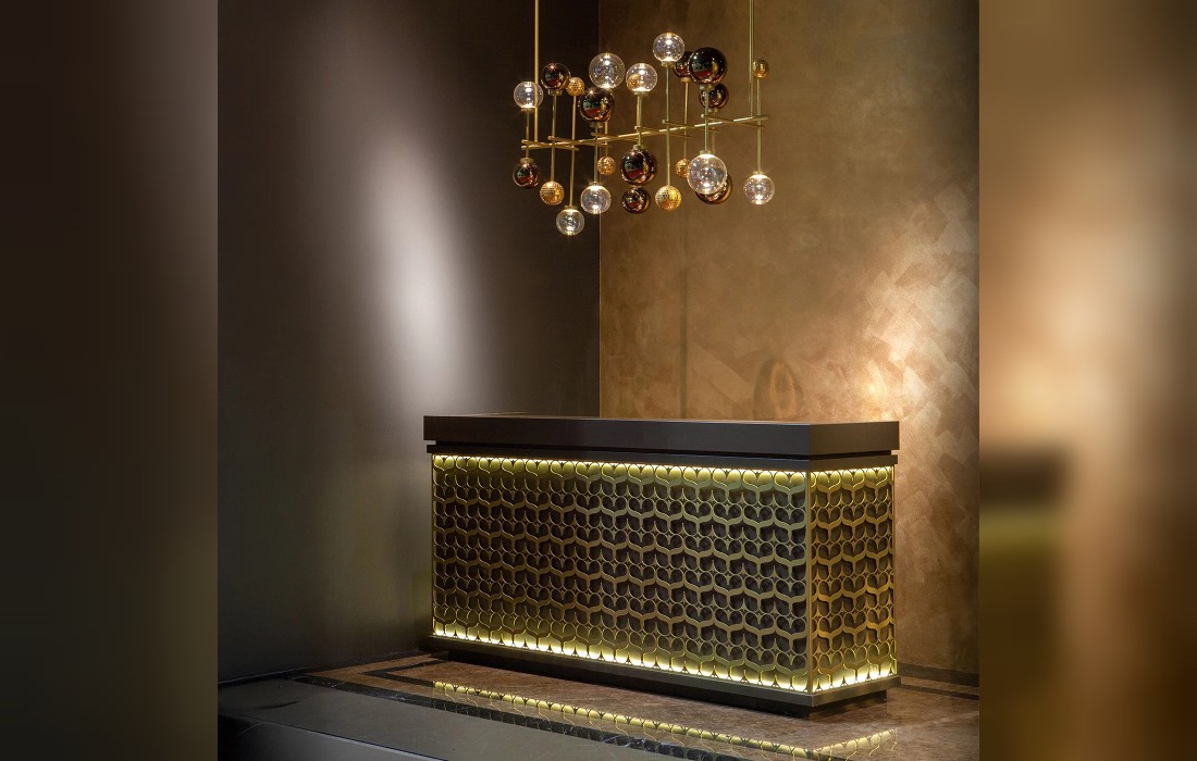 Люстра от фабрики Sicis модель Fluxus Bronzed