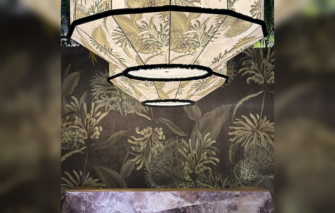 Светильники подвесные от фабрики Sicis модель Giacarta Textile Botanical
