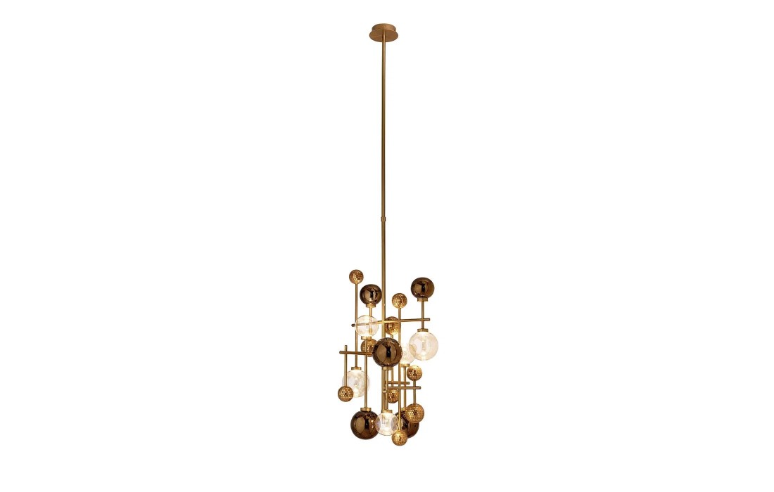 Люстра от фабрики Sicis модель Fluxus Bronzed