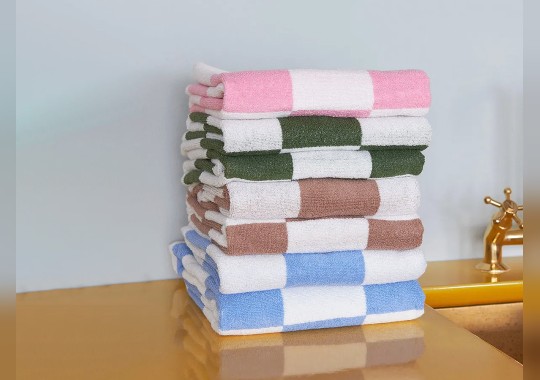 Аксессуар для ванной Check Hand Towel от Hay image 1