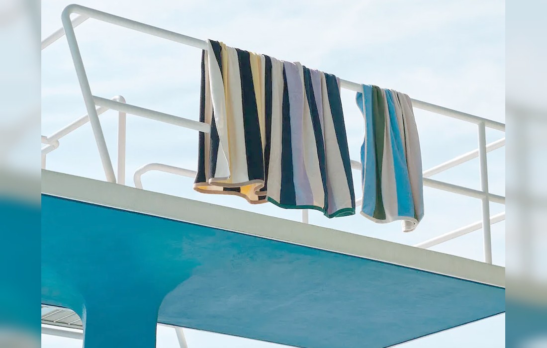 Аксессуар для ванной модель Trio Bath Sheet - Towel от фабрики Hay