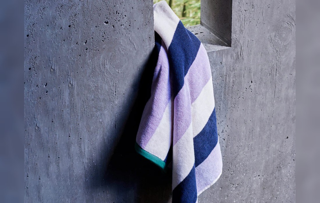 Аксессуар для ванной модель Trio Bath Sheet - Towel от фабрики Hay