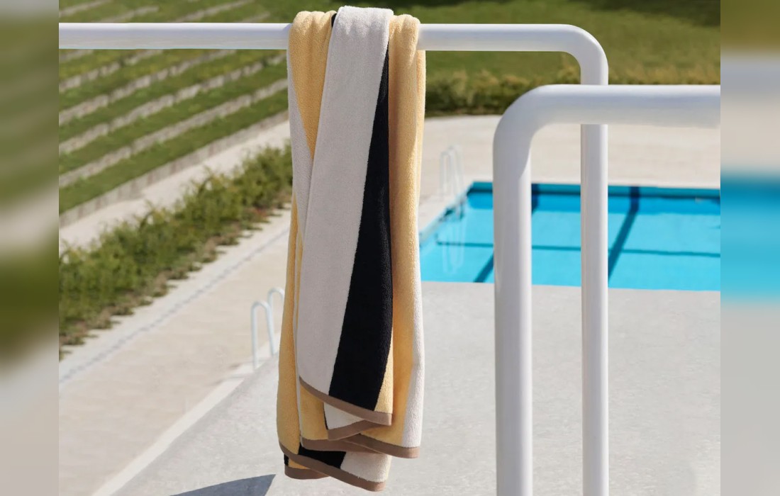 Аксессуар для ванной модель Trio Bath Sheet - Towel от фабрики Hay