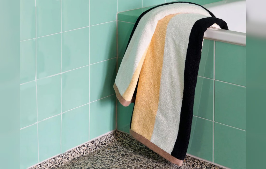 Аксессуар для ванной модель Trio Bath Sheet - Towel от фабрики Hay