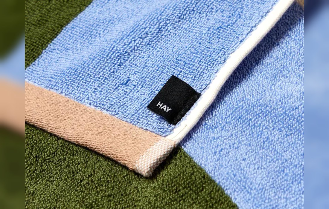 Аксессуар для ванной модель Trio Bath Sheet - Towel от фабрики Hay