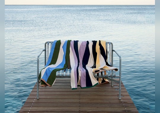 Аксессуар для ванной модель Trio Bath Sheet - Towel от фабрики Hay