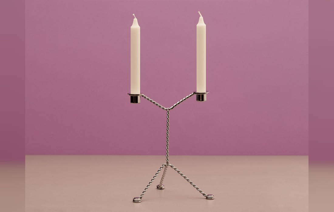 Подсвечник модель Wire Candle Holder от фабрики Hay