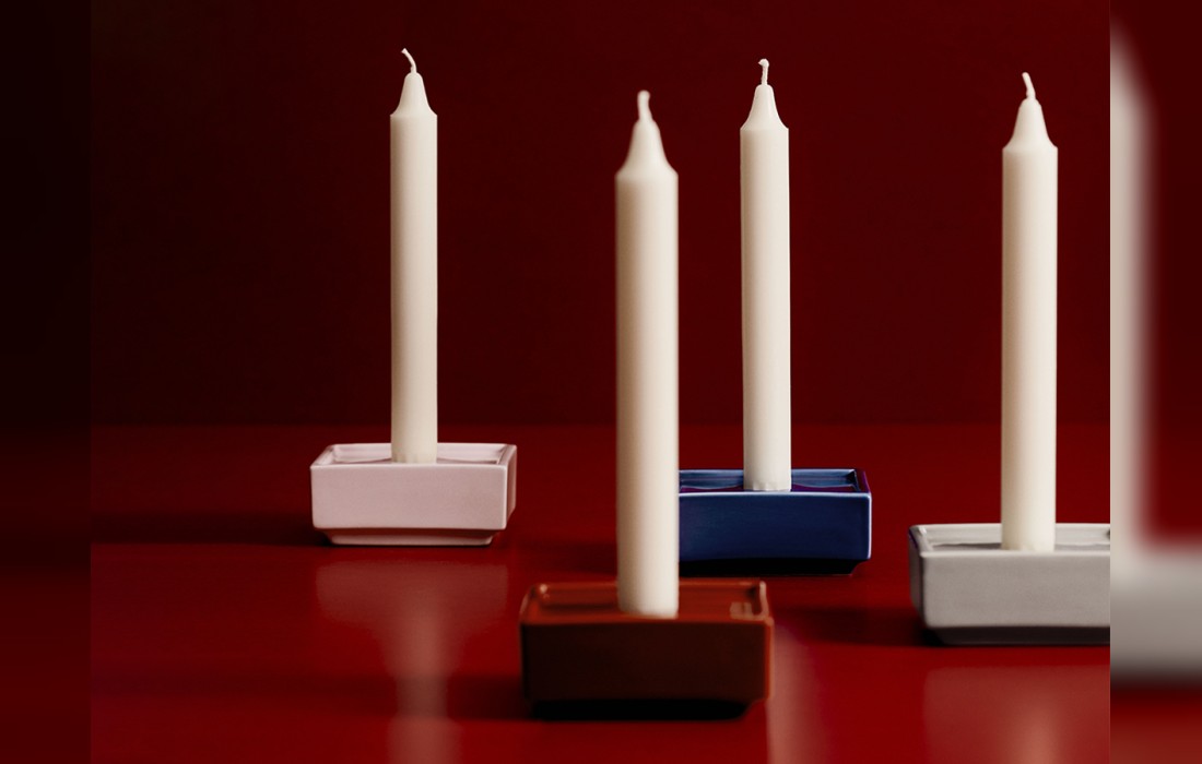 Подсвечник модель Mattone Candle Holder - S от фабрики Hay