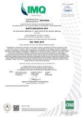 Сертификат подлинности качества Boffi