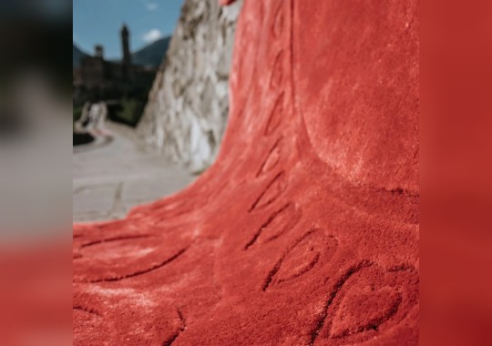 Ковер Sitap Carpet Couture Italia Devotion Omnia Red Limited Edition image 2