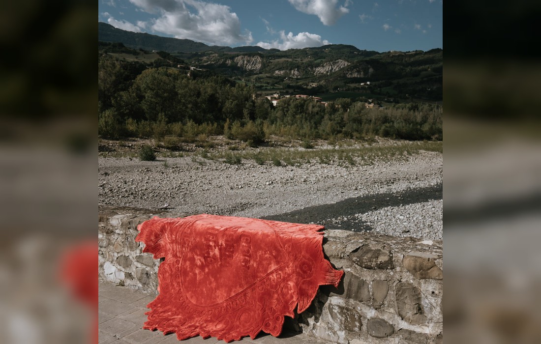 Ковер от фабрики Sitap Carpet Couture Italia модель Devotion Omnia Red Limited Edition
