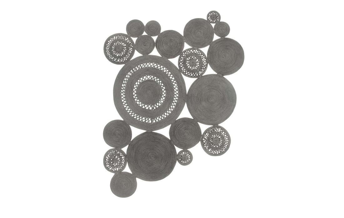 Ковер от фабрики Sitap Carpet Couture Italia модель Alyssa Patchwork Silver