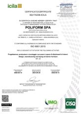 Сертификат подлинности качества Poliform