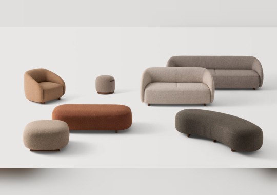 Трёхместный диван ONEM от фабрики INCLASS модель Three seater sofa