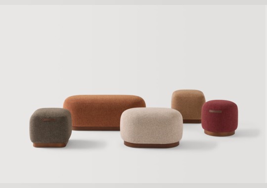Пуф AMBER от фабрики INCLASS модель Pouf Ø50cm