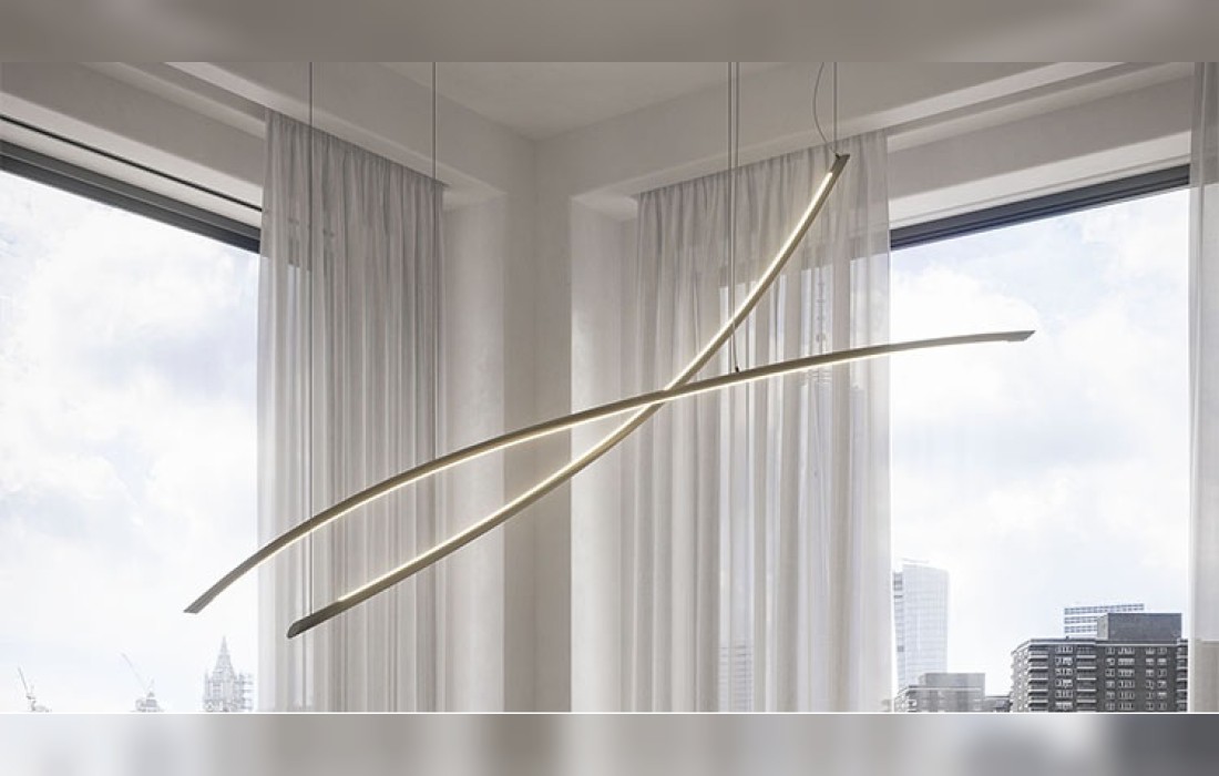 Светильник Katana Magnum - столики Arena Keramik Bond и Sting Brushed от Cattelan