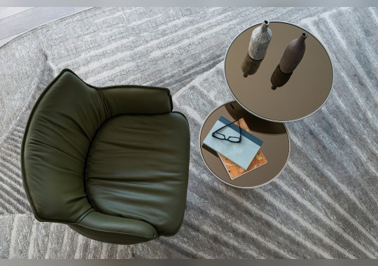 Кресло поворотное модель Rhonda lounge от Cattelan Italia