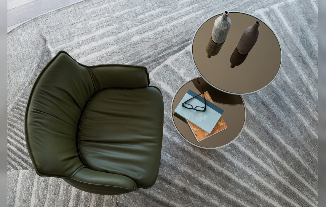 Кресло поворотное модель Rhonda lounge от Cattelan Italia