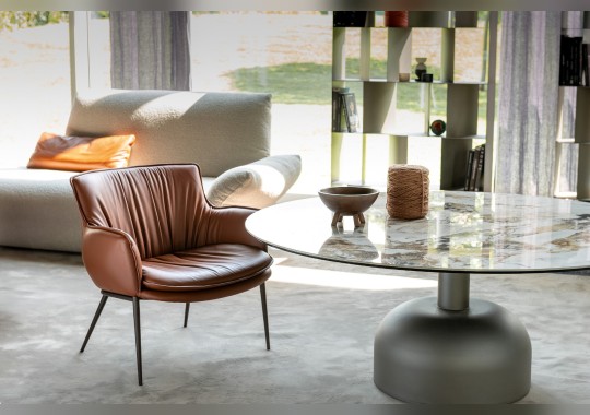 Кресло поворотное модель Rhonda lounge от Cattelan Italia