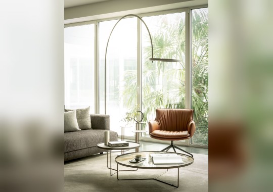 Кресло поворотное модель Rhonda lounge от Cattelan Italia
