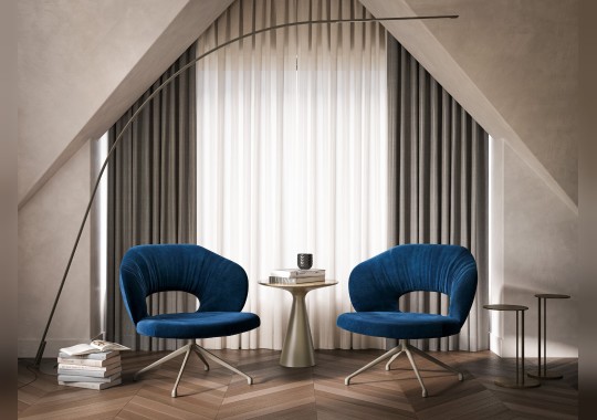 Кресло Miranda lounge от фабрики Cattelan image 4