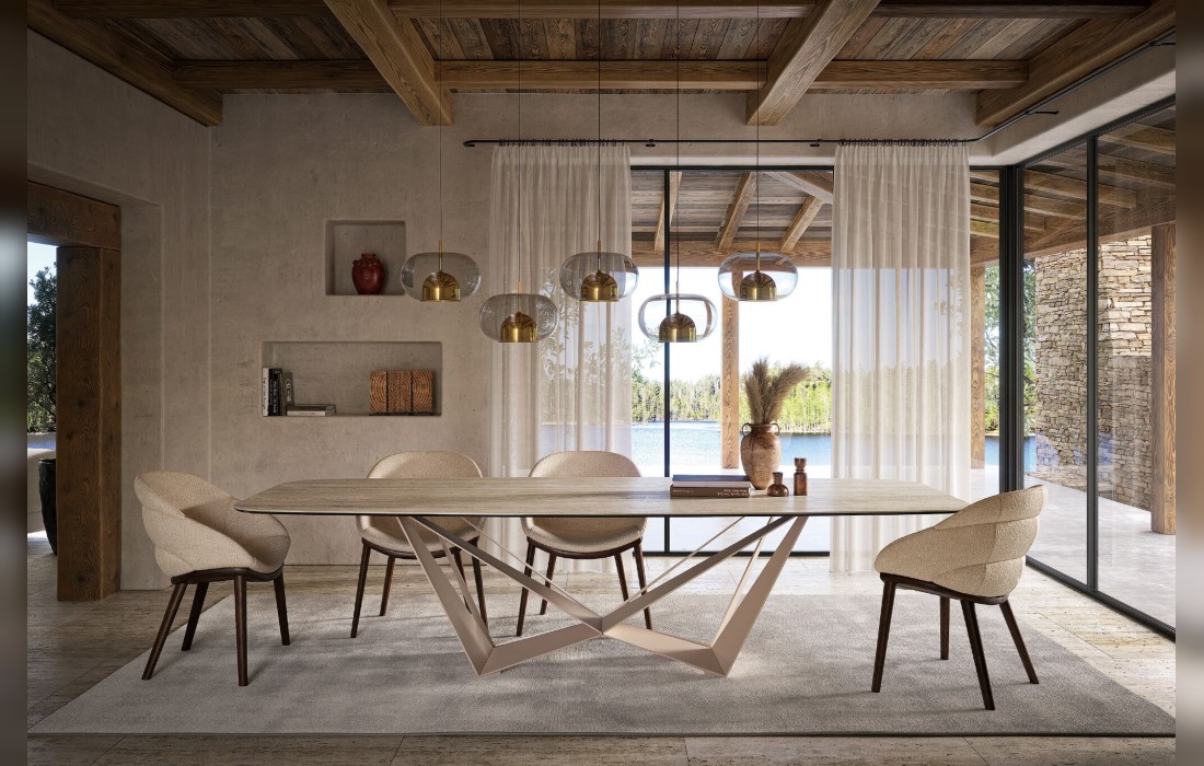Обеденный стол Skorpio Keramik от Cattelan Italia