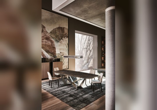 Обеденный стол Skorpio Keramik от Cattelan Italia