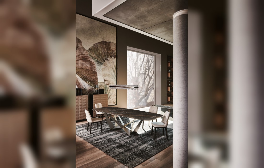 Обеденный стол Skorpio Keramik от Cattelan Italia