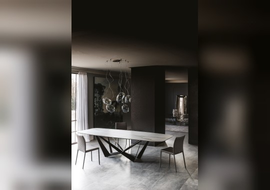 Обеденный стол Skorpio Keramik от Cattelan Italia