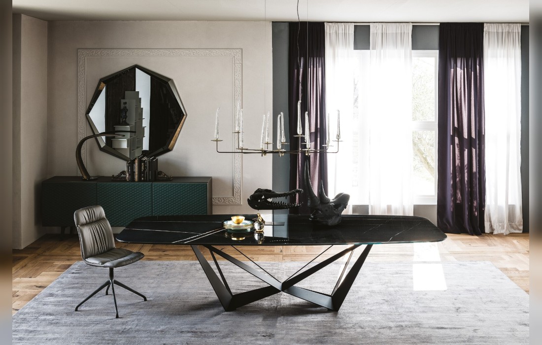 Обеденный стол Skorpio Keramik от Cattelan Italia