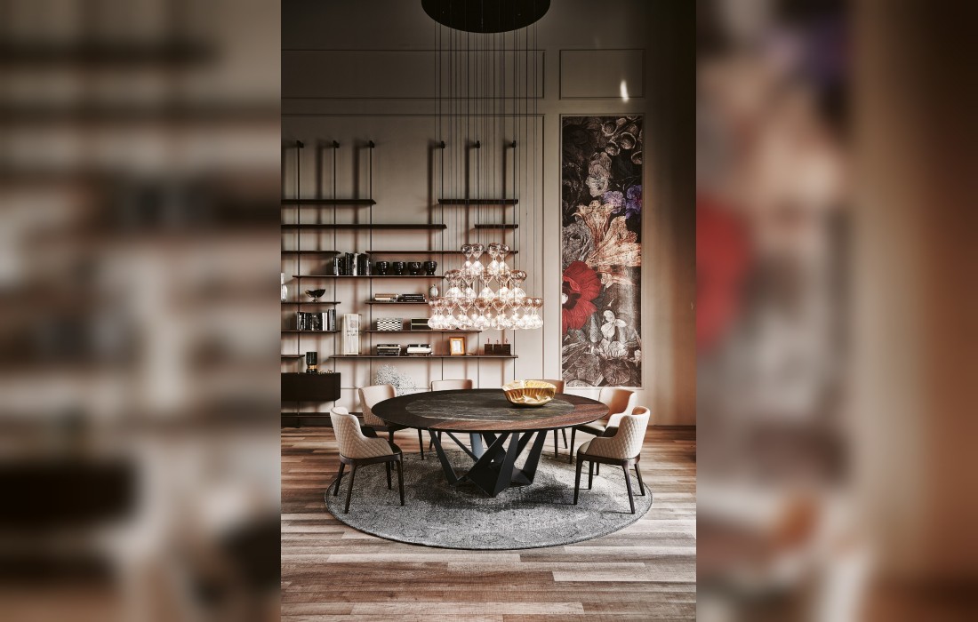 Круглый стол Cattelan (Каттелан) - Skorpio Ker-Wood Round