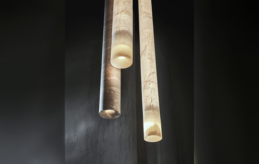Потолочный светильник Tele Light Stone фабрики Henge — дизайн Массимо Кастаньи